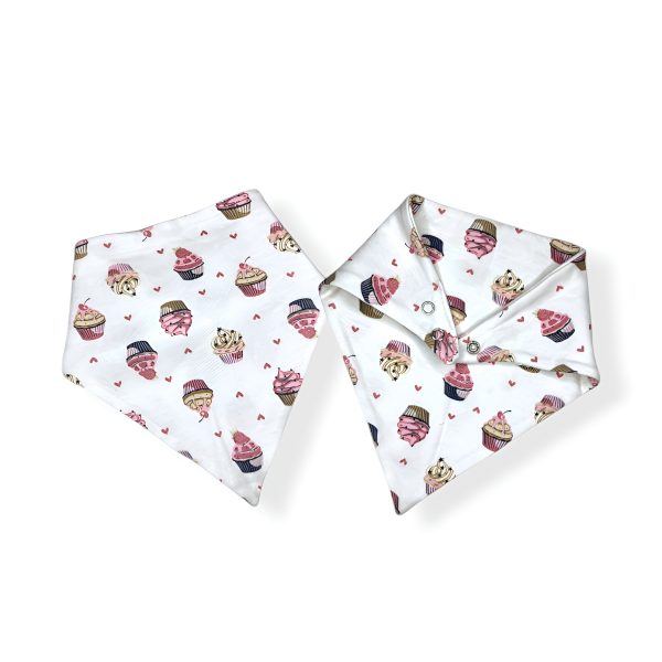 Cuppycake dreams baby bib