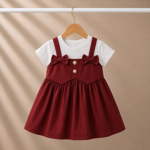 Maroon Charm Frock
